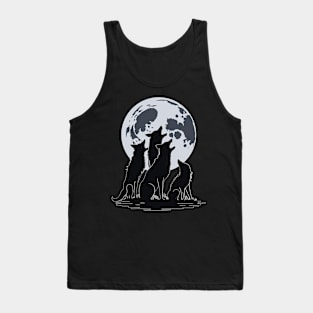 wolf moon Tank Top